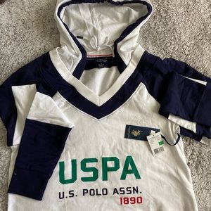 U.S. polo assn. cropped hoodie